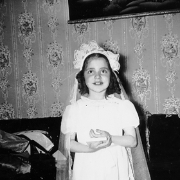 Claudette as a child