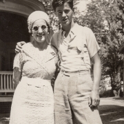 Elda Bonnevie as a young woman