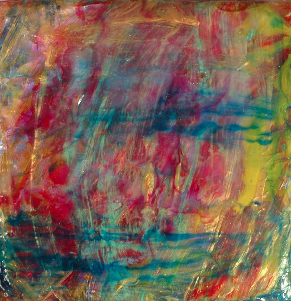 Abstract acrylic paintings photograph. 5x5 inches on stretched canvas. 