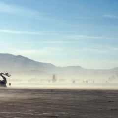 Burning Man landscape