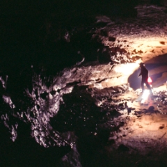 Main tunnel in the dark