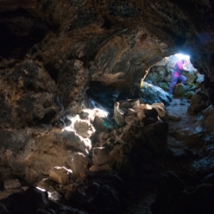 Sunbeam detail with caver