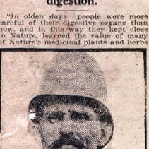 Squantum St. Resident Relates How Plant Juice Cured Him of Indigestion