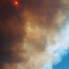 Route 5 smoke in the sky