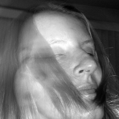 Flippy hair with double exposure